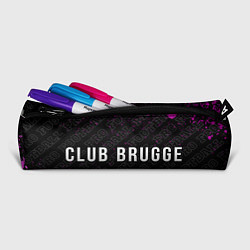 Пенал для ручек Club Brugge pro football: надпись и символ, цвет: 3D-принт — фото 2