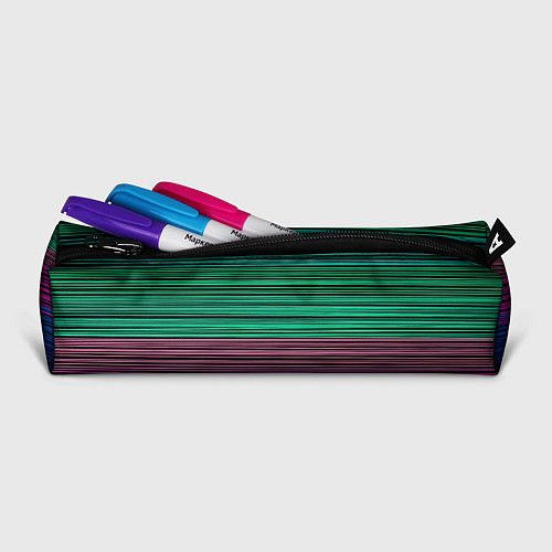 Пенал Разноцветные неоновые шелковые нити / 3D-принт – фото 2