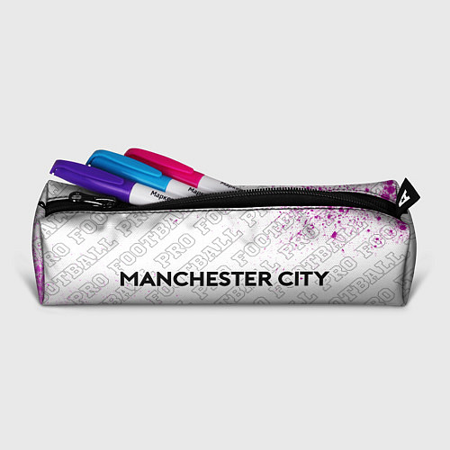Пенал Manchester City pro football: надпись и символ / 3D-принт – фото 2