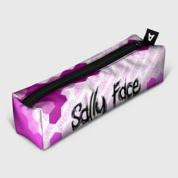 Пенал для ручек Sally Face pro gaming: надпись и символ, цвет: 3D-принт