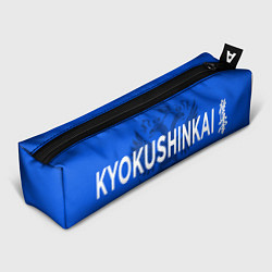 Пенал для ручек Киокушинкай карате - на синем фоне, цвет: 3D-принт