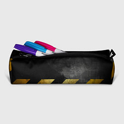 Пенал для ручек Желтые предупреждающие полосы, цвет: 3D-принт — фото 2
