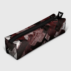 Пенал Красные и чёрные полосы