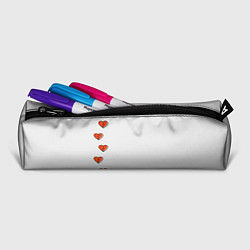 Пенал для ручек Дорожка разбитых сердец - светлый, цвет: 3D-принт — фото 2