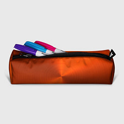 Пенал для ручек Оранжевый волнообразный дисковый узор, цвет: 3D-принт — фото 2
