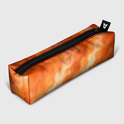 Пенал для ручек Золотисто-оранжевый туманный паттерн, цвет: 3D-принт