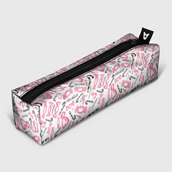 Пенал для ручек Сладкая жизнь в розовом цвете, цвет: 3D-принт