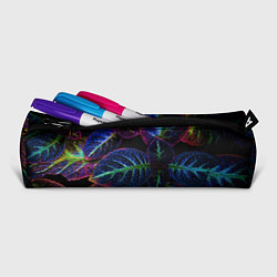 Пенал для ручек Неоновые листья растений, цвет: 3D-принт — фото 2