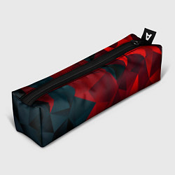 Пенал для ручек Битва кубов красный и черный, цвет: 3D-принт