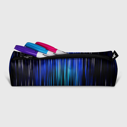 Пенал Neon line stripes / 3D-принт – фото 2
