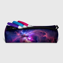 Пенал для ручек Небула в космосе в фиолетовых тонах - нейронная се, цвет: 3D-принт — фото 2
