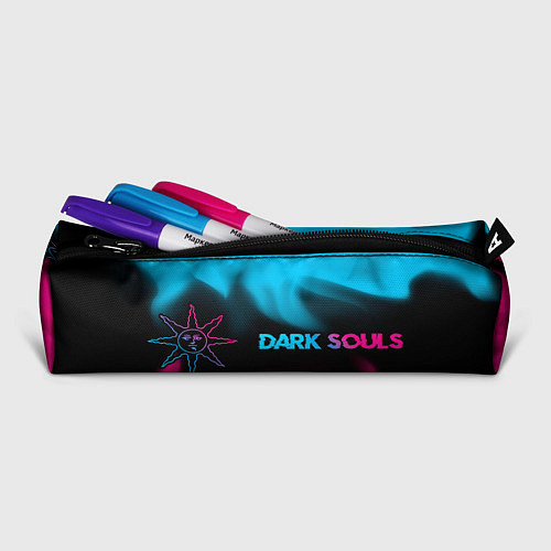 Пенал Dark Souls - neon gradient: надпись и символ / 3D-принт – фото 2