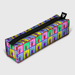 Пенал для ручек Кактусы психодел, цвет: 3D-принт
