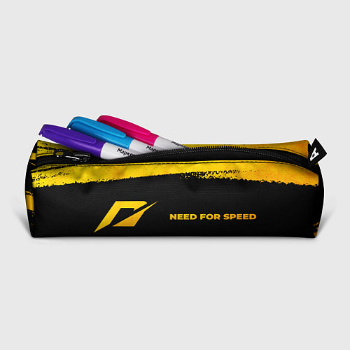 Пенал Need for Speed - gold gradient: надпись и символ / 3D-принт – фото 2