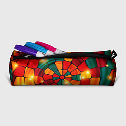 Пенал для ручек Круговая мозаика, цвет: 3D-принт — фото 2