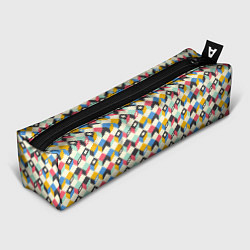 Пенал для ручек Абстракция из цветных кубиков, цвет: 3D-принт
