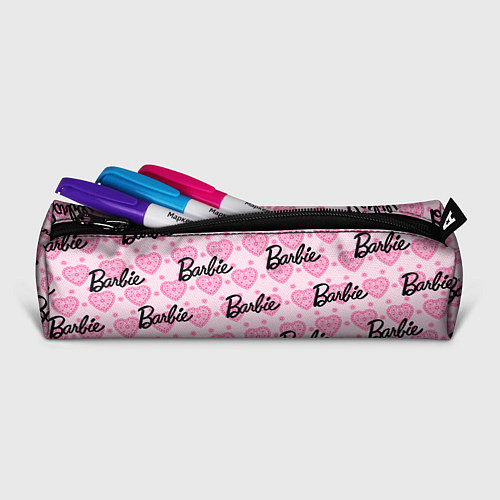 Пенал Логотип Барби и розовое кружево / 3D-принт – фото 2