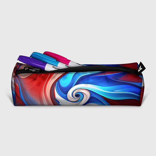 Пенал Волны в цвете флага РФ / 3D-принт – фото 2