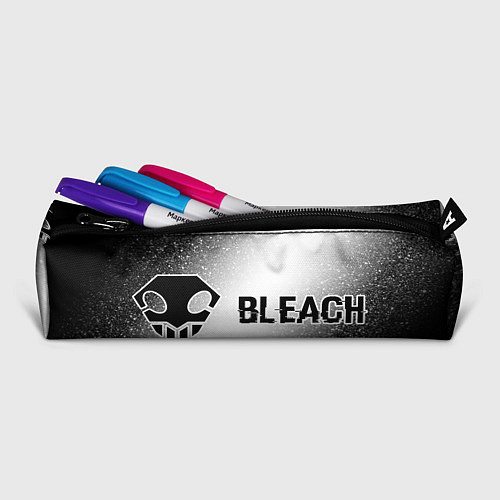 Пенал Bleach glitch на светлом фоне: надпись и символ / 3D-принт – фото 2