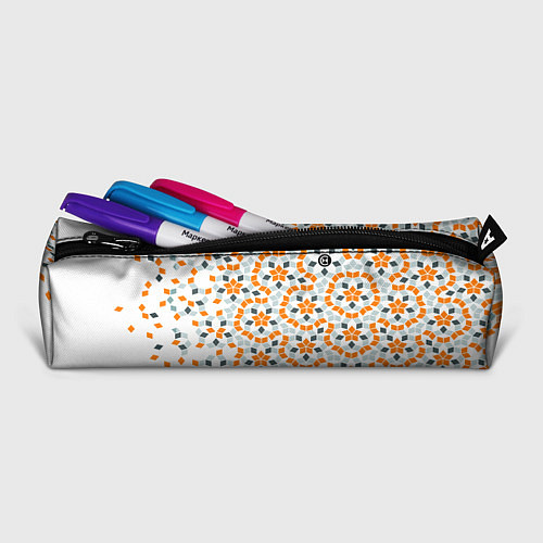Пенал Плитки Пенроуза в оранжево серой палитре / 3D-принт – фото 2