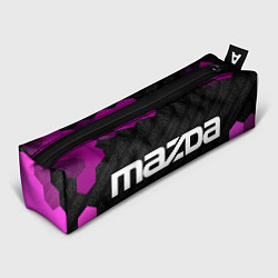Пенал для ручек Mazda pro racing: надпись и символ, цвет: 3D-принт