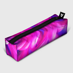 Пенал для ручек Розовые лоскуты, цвет: 3D-принт