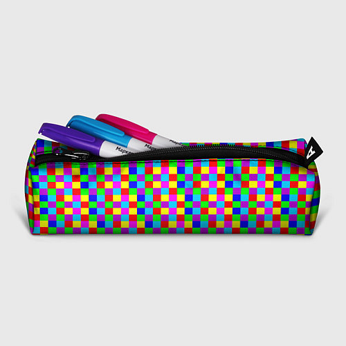 Пенал Разноцветные плитки / 3D-принт – фото 2