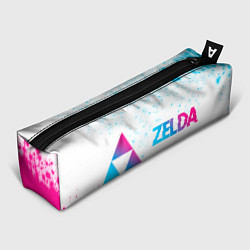 Пенал для ручек Zelda neon gradient style по-горизонтали, цвет: 3D-принт