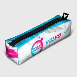 Пенал для ручек Volvo neon gradient style по-горизонтали, цвет: 3D-принт