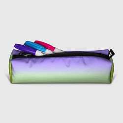 Пенал для ручек Фиолетовый мятный и желто-зеленый градиент, цвет: 3D-принт — фото 2