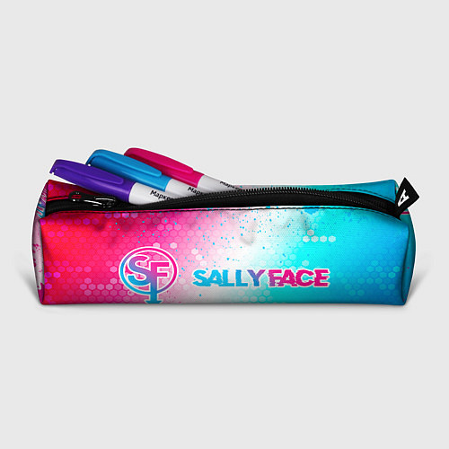 Пенал Sally Face neon gradient style по-горизонтали / 3D-принт – фото 2