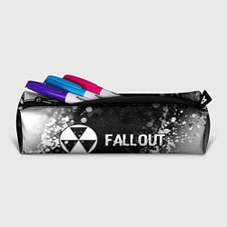 Пенал для ручек Fallout glitch на темном фоне по-горизонтали, цвет: 3D-принт — фото 2