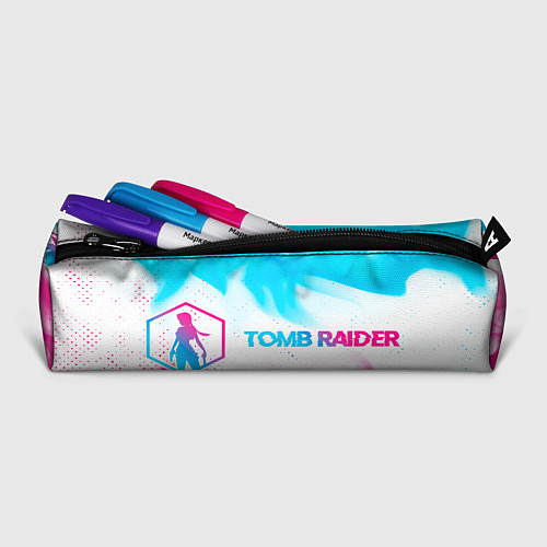 Пенал Tomb Raider neon gradient style по-горизонтали / 3D-принт – фото 2