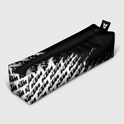 Пенал для ручек KTU краски черные, цвет: 3D-принт