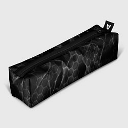 Пенал для ручек Чёрные соты, цвет: 3D-принт