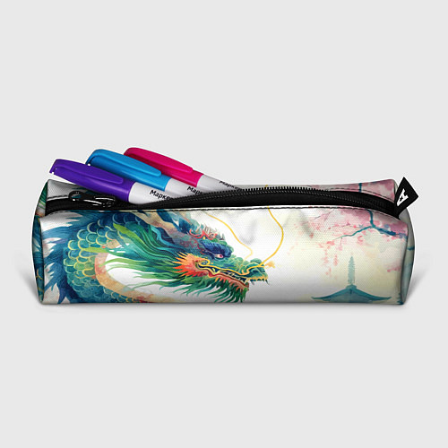 Пенал Japanese dragon - watercolor art / 3D-принт – фото 2