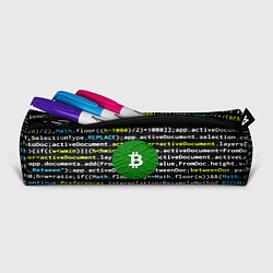 Пенал для ручек Bitcoin сатоши, цвет: 3D-принт — фото 2