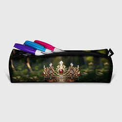 Пенал для ручек Королевская корона узорная, цвет: 3D-принт — фото 2