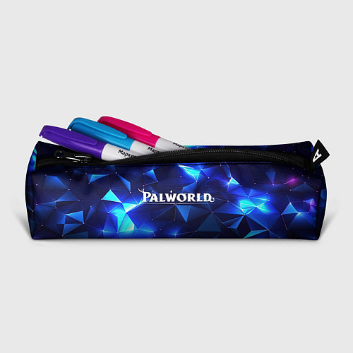 Пенал Palworld логотип и синие блики / 3D-принт – фото 2