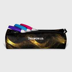 Пенал для ручек Palworld логотип золотая пыльца, цвет: 3D-принт — фото 2