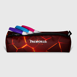 Пенал для ручек Palworld логотип разлом красных плит, цвет: 3D-принт — фото 2