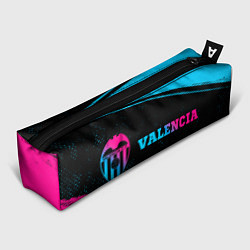 Пенал для ручек Valencia - neon gradient по-горизонтали, цвет: 3D-принт