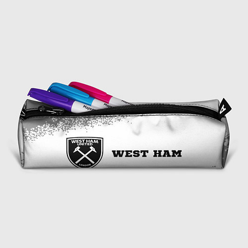 Пенал West Ham sport на светлом фоне по-горизонтали / 3D-принт – фото 2