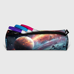 Пенал для ручек Объемный космос и планеты, цвет: 3D-принт — фото 2