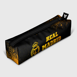 Пенал для ручек Real Madrid - gold gradient по-горизонтали, цвет: 3D-принт