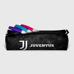 Пенал для ручек Juventus sport на темном фоне по-горизонтали, цвет: 3D-принт — фото 2