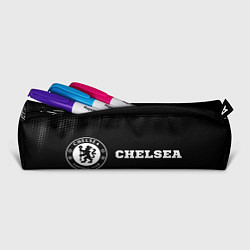Пенал для ручек Chelsea sport на темном фоне по-горизонтали, цвет: 3D-принт — фото 2