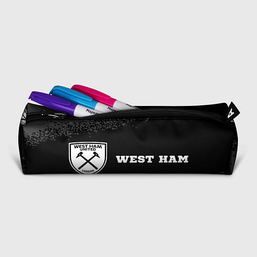 Пенал West Ham sport на темном фоне по-горизонтали / 3D-принт – фото 2