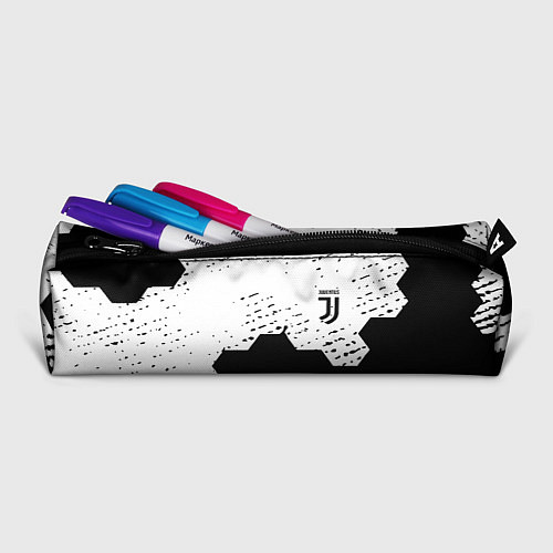 Пенал Juventus hexagon black sport / 3D-принт – фото 2