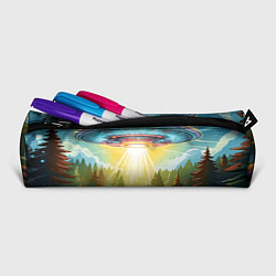 Пенал для ручек UFO In The Forest, цвет: 3D-принт — фото 2